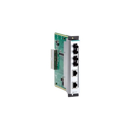 Moxa Fast Eth. Interface Module W/ 2 10/100Baset Ports, Rj45, Cm-600-2Mst/2Tx CM-600-2MST/2TX
